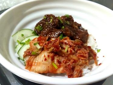 Kitchen Ad Lib's Pork Kimchi Rice